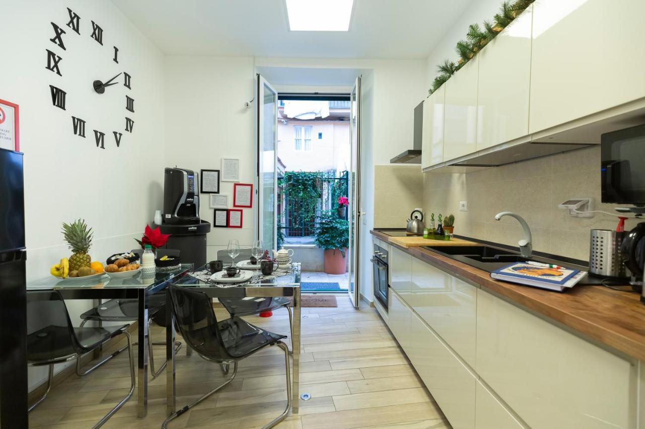 Flatinrome Trastevere Deluxe Rooms - Green Patio Exteriér fotografie
